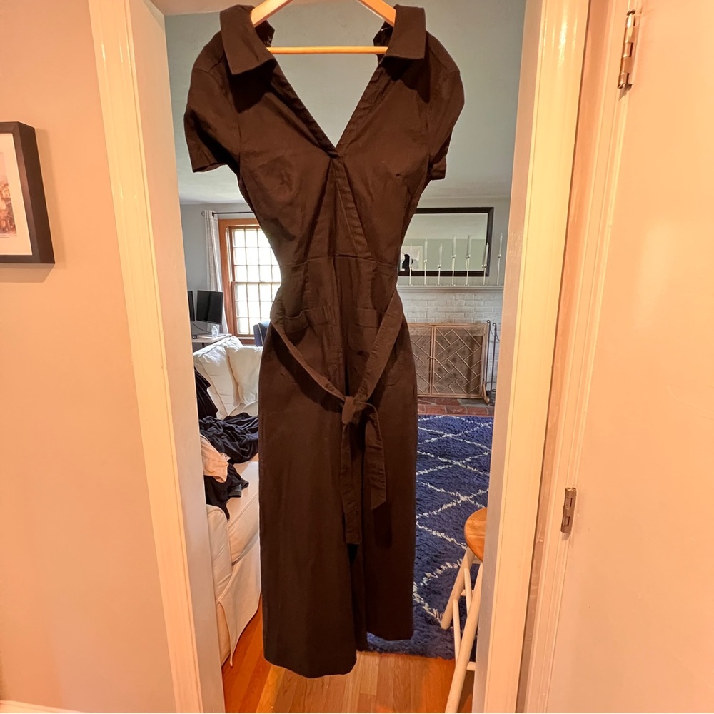 Maeve By Anthropologie  Colette Wrap Jumpsuit   Size 4